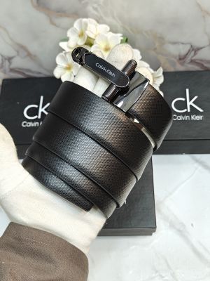 CK CALVIN KLEI_N PREMIUM QUALITY IMP REVERSEABLE BELT WITH OG BOX