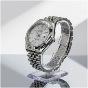 Role_x Oyster Perpetual Date Just Silver-White
