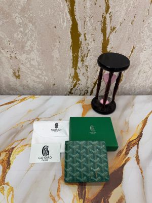 GOYARD SAINT PREMIUM WALLET GOYARDINE COATED BI FOLD (GOYARD - AAA60223 GREEN)