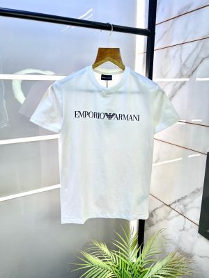 Emporio Arman_i White Round Premium Neck T-shirt F3127-WH