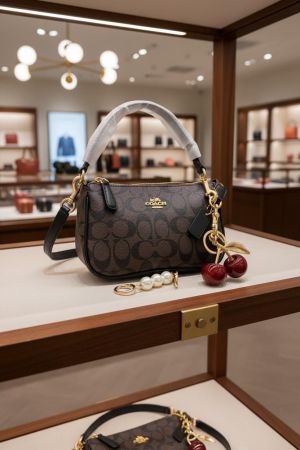 Coach_Nolita_Classy_Flowe_Patch_Sling_Bag_With_cherry_charm_dubble_box_5841