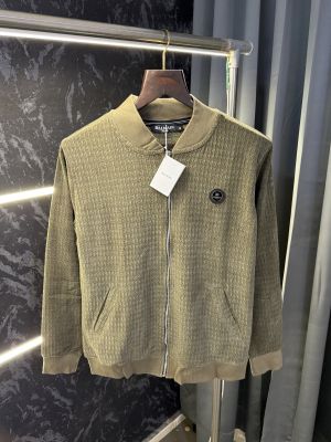 Balmai n Paris Knitted Zipper Jacket (Green)
