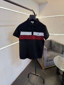 Lacost e imported polo tshirt black