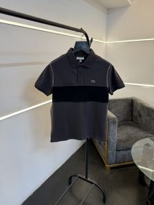Lacost e imported polo tshirt grey