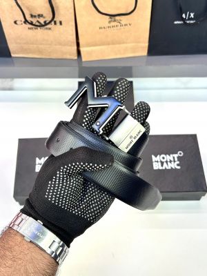 Mont Blanc New Black Belt Fa 111