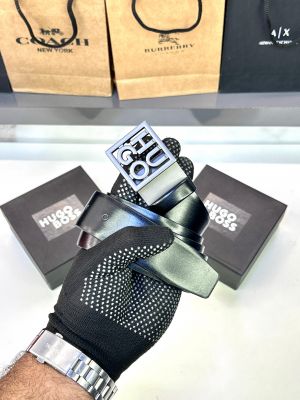 Hugo_Boss Silver Belt Fa 119