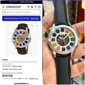 Fossi_l Grant Multi Skeleton Automatic 