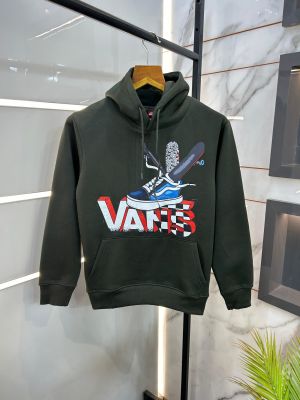 Vans Dark Green Sneaker Edition Back Printed Super Premium Hoodie 1207