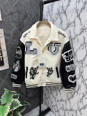 LOUIS.VUITTON.100%.IMPORTED.ALL.OVER.EMBROIDERY.PATCH.ON.FRONT.BACK.&.SLEEVES.VERY.PREMIUM.HEAVY.VARSITY.JACKET.CS242