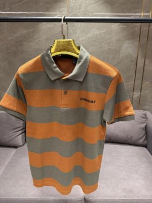  SALE ESSENTIAL_S ORANGE GREY SUPER COMFY POLO