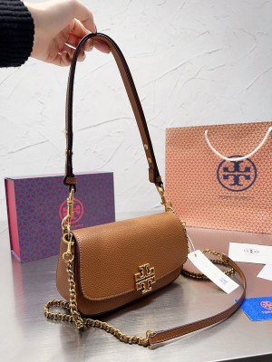 _Tory_t_monogram jacquard shoulder bag adjustable strap with box 1356