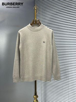Burberr_y Chest Logo Sweatshirt Beige