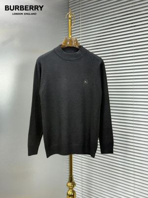 Burberr_y Chest Logo Sweatshirt Dark Grey 