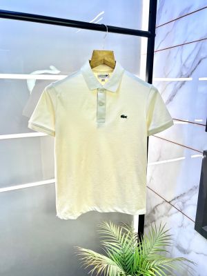 Lacost e Off-white Polo Premium Collar Neck T-shirt F2949-OF