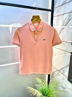 Lacost e Pink Polo Premium Collar Neck T-shirt F2949-PI