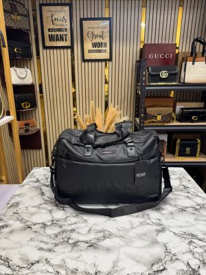 Hugo_Boss Premium Quality Travel Duffle Bag (29013-Black)