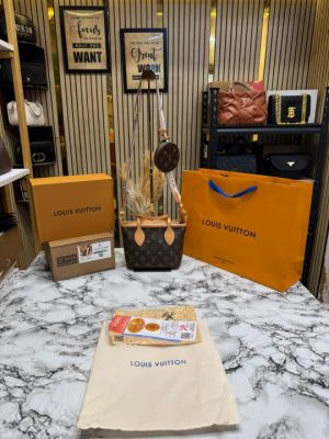 LOUIS_VUITTON MINI NEVERFULL PREMIUM QUALITY WITH DOUBLE BOX PACKING WITH CARRY BAG (M46705)