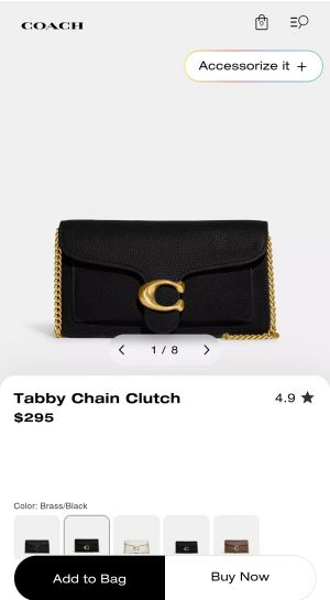 Coach_CB_Tabby_Chain_Clutch_With_Dustcover_Double_Box_Original_Magnetic_Box_Packaging