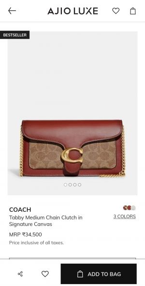 Coach_CB_Tabby_Chain_Clutch_With_Dustcover_Double_Box_Original_Magnetic_Box_Packaging