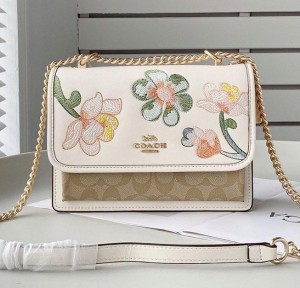 COACH_SIGNATUREC&FLORAL_EMBROIDERY_KLARE_SHOULDER_BAG_DUBBLE_BOX_5745