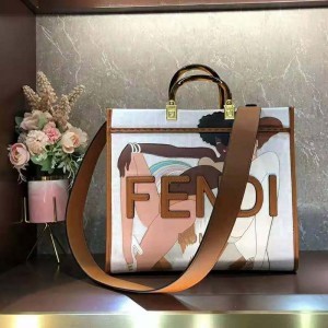 Fendi_roma sunshine large size tote bag with dust cover