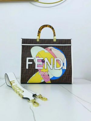 Fendi_roma sunshine large size tote bag with dust cover
