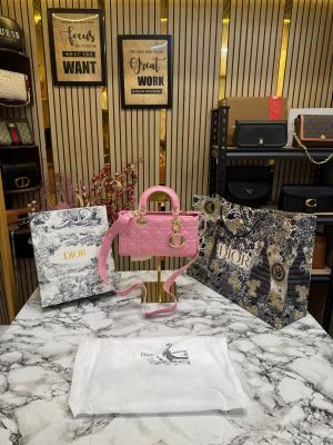 Christian_Dior_D-Joy_Pearl_Patent_Handbag_With_Box_And_Dust_Bag_Including_CarryBag_(8861-Pink)