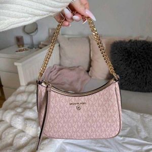 MICHAEL_KORS CHARM SLING BAG WITH OG BOX AND DUST BAG PREMIUM QUALITY (PINK-5575)
