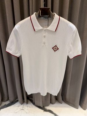 Casablanca Knitted Polos White 