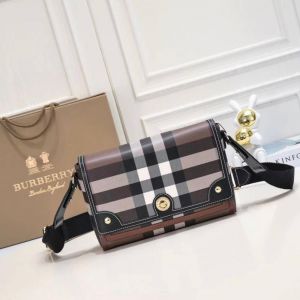Burberry_horseferry_leather_sling bag premium quality with box 