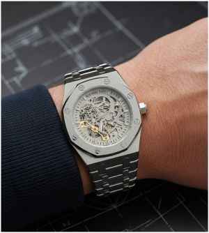 Audemar_s Piguet Royal Oak Skeleton Silver-Grey