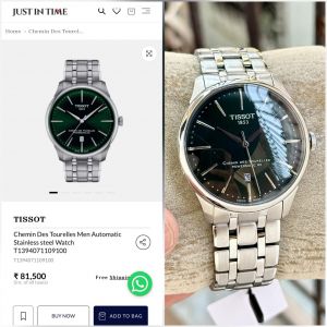 Tisso_t chemin des tourelles automatic Green