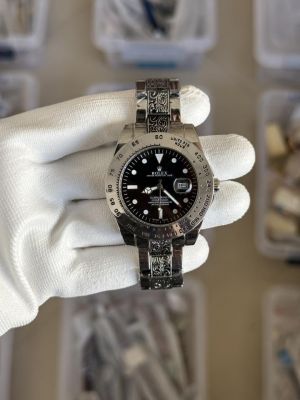 Role x Vintage Silver Black Premium watch