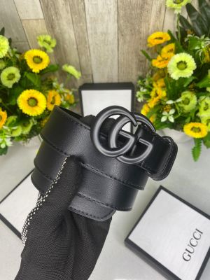 GUCC_I GG FULL BLACK BELT WID OG BOX