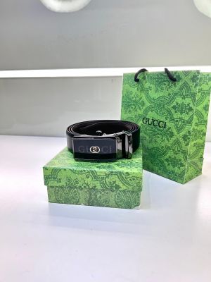 Gucc_i Auto Lock Belt Glossy Fa 91