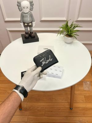 Karl Lagerfeld Premium Womens Small Zipper Wallet With Ogbox Etc Ea139