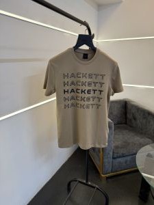  Hacket t beige imported round neck tshirt