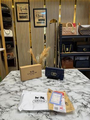 COAC_H MORGAN CROSSBODY WITH OG DUST BAG & BOX PREMIUM QUALITY [BLUE]