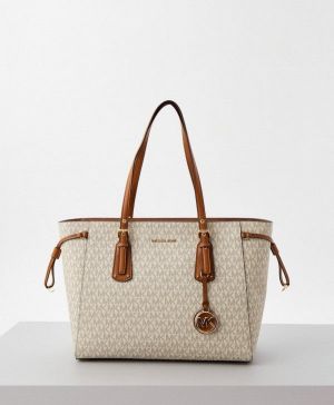 Michael_kors voyager tote bag with dust bag(2616-biege-brown)