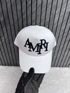 Amiri_Black_White_Front_Logo_Premium_Unisex_Trucker_Hat_With_Safety_Box