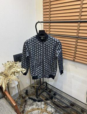 Arman_i Exchange All Over AX Printed Black Imported Premium Sweatshirt (DN 551)