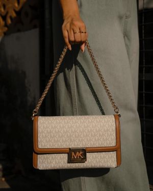 Michael_Kors Sonia Shoulder Bag With Box (Beige)