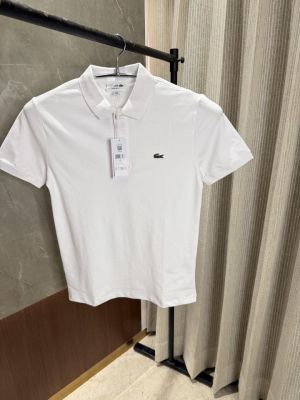 Lacost e White Polo Tshirt 
