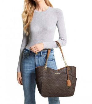 Michael_Kors Jet Set Travel Chain Shoulder Tote Bag Witch Dust Bag 5584