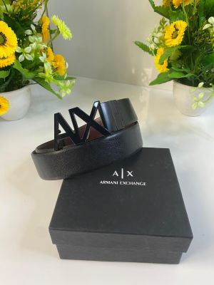 Ax emporio_armanni Reverse Belt wid og box Card dust bag 188