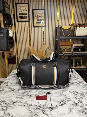 Hugo_Boss_Travel_Duffle_Bag_With_Strap_(29001-Black)