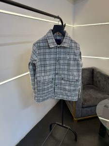 Ralphlauren 02 imported shacket with front double pocket and brand button