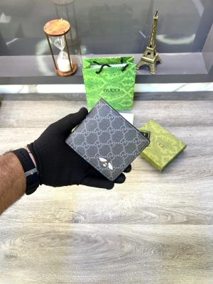 Gucc_i Wallet Black Fa 83