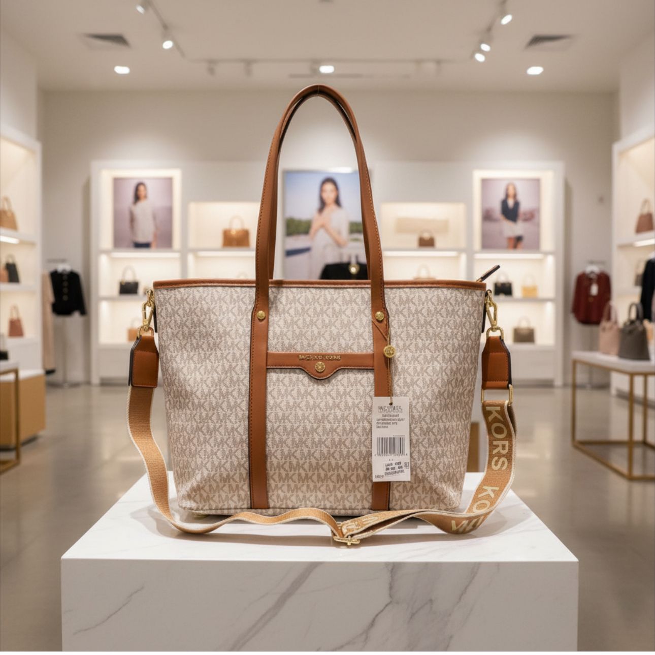 Michael_kors_tote bag with brand dust bag 1394