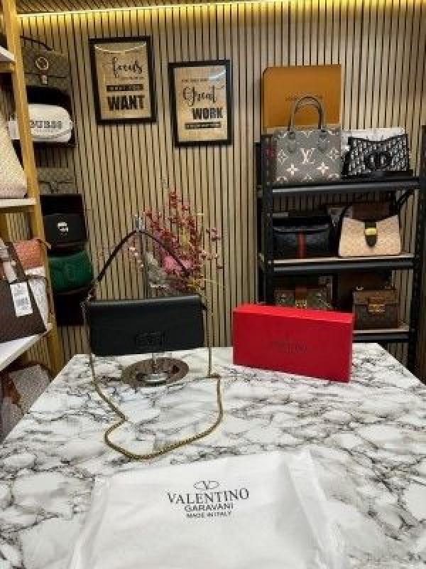 VALENTIN_O GARAVANI MINI LOCO CROSSBODY BAG WITH OG BOX AND DUST BAG (BLACK) (S20)